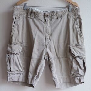 Polo Ralph‎ Lauren Classic Chino Cargo Shorts Khaki Beige Men's 40T Vintage